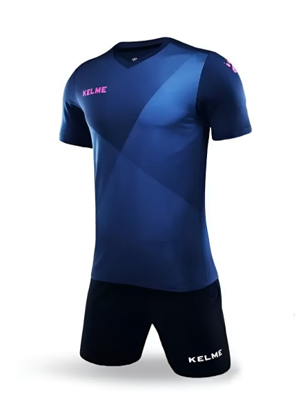 Футбольная форма KELME Short Sleeve Football (Blue/Black)