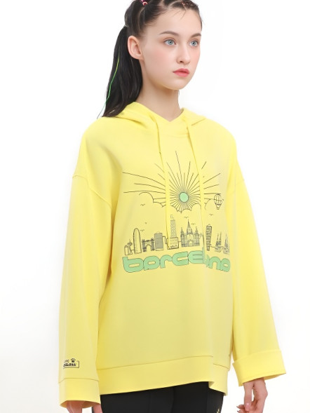Худи KELME Pullover Sweater Yellow