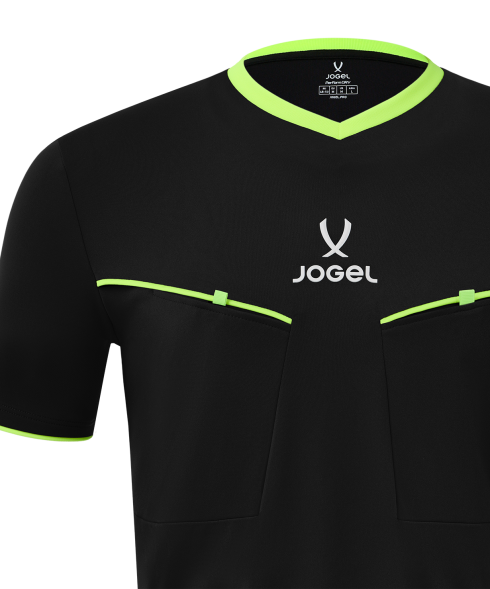 Футболка судейская JOGEL DIVISION PerFormDRY Referee SS Tee 2.0, черный