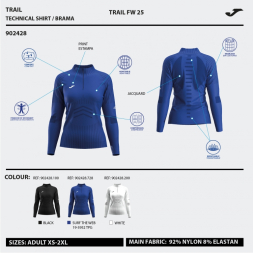 SUDADERA R-TRAIL NATURE BLANCO