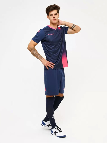 Футбольная форма KELME S/S Football Set Dark Blue
