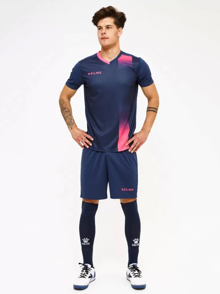 Футбольная форма KELME S/S Football Set Dark Blue