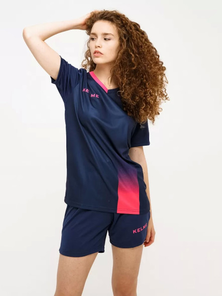 Футбольная форма KELME S/S Football Set Dark Blue