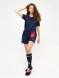 Футбольная форма KELME S/S Football Set Dark Blue