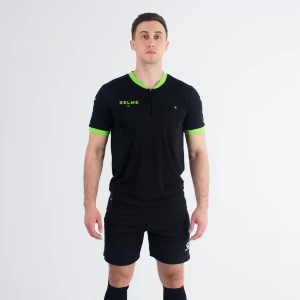 Судейская форма KELME Short Sleeve Refree Set Black