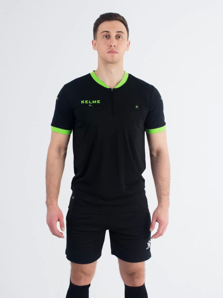Судейская форма KELME Short Sleeve Refree Set Black