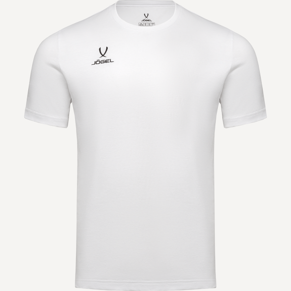 Футболка повседневная JOGEL Essentials Cotton Tee, белый