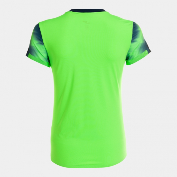 CAMISETA MANGA CORTA ELITE XI VERDE FLUOR MARINO