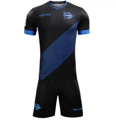 Футбольная форма KELME Alaves Away Game Suit T-Shirt Domestic Size Black