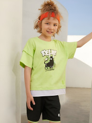 Детская футболка KELME Short Sleeve T-Shirt Kid Pistachio