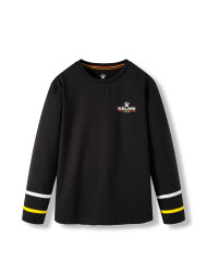Детский лонгслив KELME Boys Long Sleeve T-Shirt Black