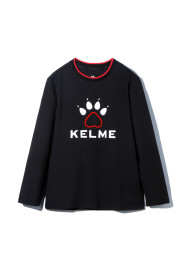 Детский лонгслив KELME Boys Long Sleeve T-Shirt Black