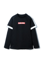 Детский лонгслив KELME Boys Long Sleeve T-Shirt Black