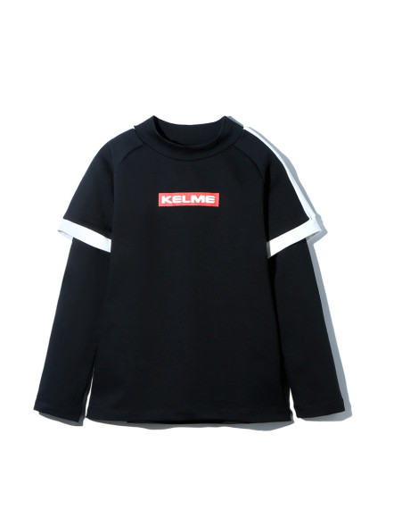 Детский лонгслив KELME Boys Long Sleeve T-Shirt Black