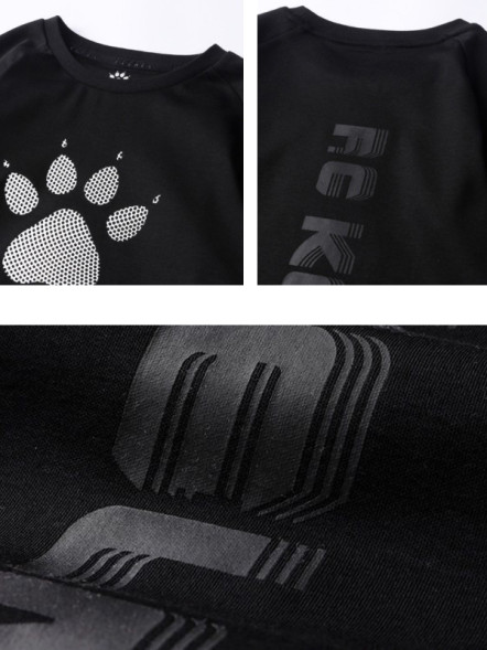 Детский лонгслив KELME Boys Long Sleeve T-Shirt Black