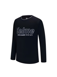 Детский лонгслив KELME Boys Long Sleeve T-Shirt Black