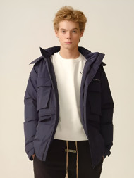Пуховик KELME Medium Down Jacket Dark Blue