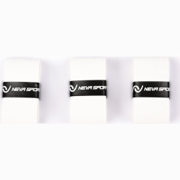 Овергрип NEVA SPORT, UOA2-101, упак. по 3 шт, 0.6 мм, 110см, белый