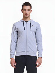 Толстовка KELME Knitted Hooded Cardigan Grey