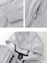 Толстовка KELME Knitted Hooded Cardigan Grey