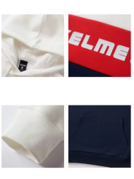 Худи KELME Hooded Sweater (White/Dark Blue)