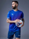 Футбольная форма KELME Short Sleeve Football Uniform (Blue/Dark Blue)