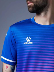 Футбольная форма KELME Short Sleeve Football Uniform (Blue/Dark Blue)