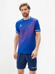 Футбольная форма KELME Short Sleeve Football Uniform (Blue/Dark Blue)