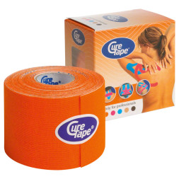 Тейп кинезиологический CureTape Black, 5 см x 5 м, 160226, черный