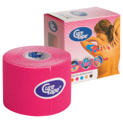 Тейп кинезиологический CureTape Black, 5 см x 5 м, 160226, черный