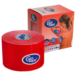 Тейп кинезиологический CureTape Black, 5 см x 5 м, 160226, черный