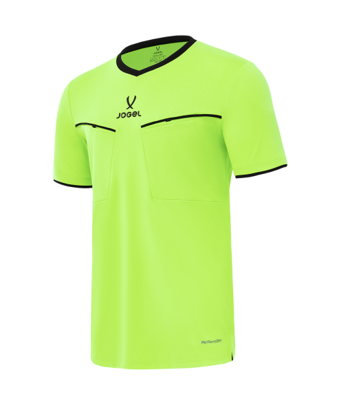 Футболка судейская JOGEL DIVISION PerFormDRY Referee SS Tee 2.0, желтый неон