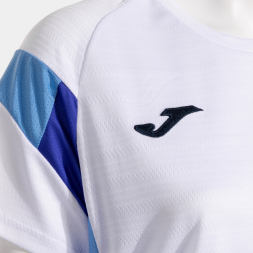 CAMISETA MANGA CORTA MONTREAL BLANCO CELESTE