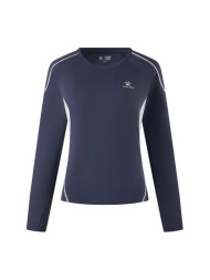 Женский лонгслив KELME Crew Neck Long-Sleeved T-shirt Dark Blue