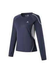Женский лонгслив KELME Crew Neck Long-Sleeved T-shirt Dark Blue