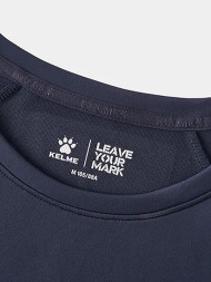 Женский лонгслив KELME Crew Neck Long-Sleeved T-shirt Dark Blue