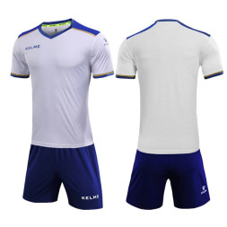 Форма футбольная KELME SHORT SLEEVE FOOTBALL SET Бело-синий (104)