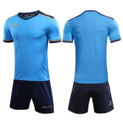 Форма футбольная KELME SHORT SLEEVE FOOTBALL SET Бело-синий (104)