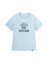 Детская футболка KELME Short Sleeve T-Shirt Kid Light Blue