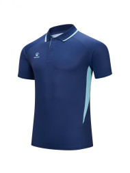 Футболка-поло KELME Short-sleeved Polo Shirt Dark Blue