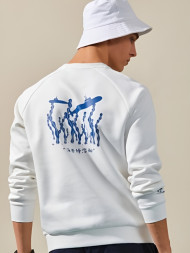 Свитшот KELME Men's Round Neck Sweater White