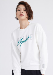 Свитшот KELME Women's Round Neck Sweater White