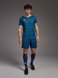 Футбольная форма KELME Short-Sleeved Football Suit Dark Blue