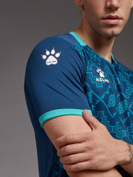 Футбольная форма KELME Short-Sleeved Football Suit Dark Blue