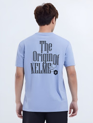 Футболка KELME Round Neck Short Sleeve T-Shirt Light Blue