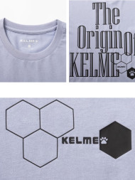 Футболка KELME Round Neck Short Sleeve T-Shirt Light Blue