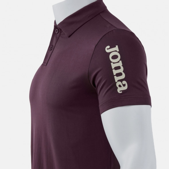 ПОЛО С КОРОТКИМ РУКАВОМ INVICTUS БОРДОВЫЙ