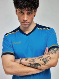 Футбольная форма KELME S/S Football Set (Light Blue/Dark Blue)