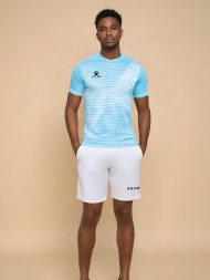 Футбольная форма KELME Short Sleeve Football Uniform (Light Blue/White)