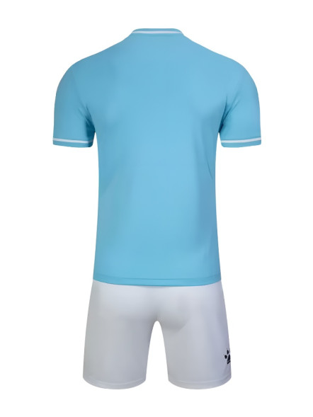 Футбольная форма KELME Short Sleeve Football Uniform (Light Blue/White)